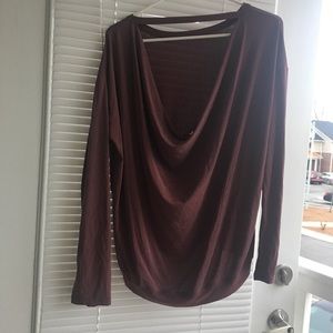 Thin silky Long sleeve shirt